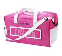 Varsany Pink Crystal Personalised Gymnastic Bag Kids - Gym, Dance, School, Gymnastics Bag for Kids & Ladies - Children’s Travel Bag for Holding Gymnastic Shorts, Cardigan, Leotard, Dance Shoes