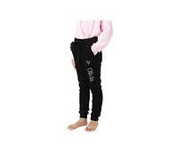 Varsany Side Personalised Girls Boys PE Jogging Bottom Gymnastic Dance Bottom Kids Elasticated Cuff Classic Jog Pants (5-6 Years, Black)