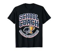 Varsity Coach Collegiate Font Champions Athletic Team Sports T-Shirt