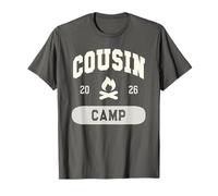 Varsity Cousin Camp 2026 Tribe Vibes Club Host Sleepaway T-Shirt