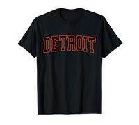 Varsity Detroit MI Home Pride Vintage Detroit T-Shirt
