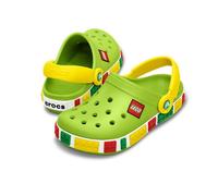 (Varsity Green/Yellow, c12-13=18.5-19cm ) Girls Boy Cros Style Crocband Clog Kid Beach Shoe