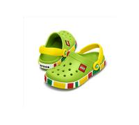 (Varsity Green/Yellow, J2=20.5-21cm) Girl Boys Cros Style Crocband Clog Kid Beach Shoes