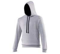 Varsity Hooded Sweatshirt Hoodie AWDis Grey 4XL