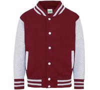 Varsity Jacket AWDis Burgundy 3-4 Years