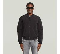 Varsity Leather Jacket - Black - Men L