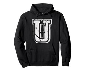Varsity Letter U Monogram for Coach's Wife & Sports Mom Pullover Hoodie