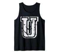 Varsity Letter U Monogram for Coach's Wife & Sports Mom Tank Top