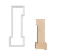 Varsity Number 1 Cookie Cutter - 3 Sizes