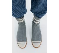 Varsity Strolls Sock Shoes by Brave Pudding at Free People in Athletic Grey, Size: US 9 - female