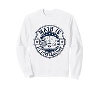 Varsity Style Math Is My Love Language Sweatshirt