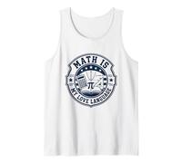 Varsity Style Math is My Love Language Tank Top
