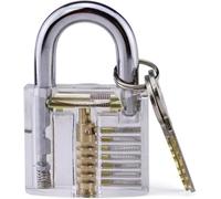 Varspo.com LLC Transparent Acrylic Security Lock - Universal Protection Door Window Cabinet Drawer | Copper Lock Cylinder Waterproof and Rustproof Easy to Install and Durable