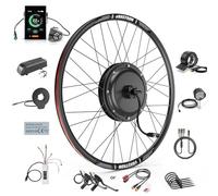 Varstrom 48V 1000W Ebike Conversion Kit 26 Inch Rear Wheel Hub Motor Kit with Controller & DPC18 Display Electric Bicycle Conversion Kit For Cassette Disc Brake MTB CTB