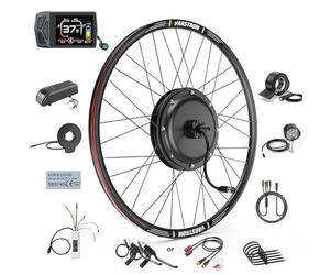 Varstrom 48V 1000W Ebike Conversion Kit 27.5 Inch Rear Wheel Hub Motor Kit with Controller & EKD01 Display Electric Bicycle Conversion Kit For Cassette Disc Brake MTB CTB