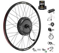 Varstrom 48V 1000W Electric Bike Conversion Kit - 26" Ebike Rear Wheel Hub Motor Kit with SWM58 Display - Mountain Bike Bicycle Conversion Kit for Cassette Disc Brake Brushless Gearless Motor