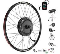 Varstrom 48V 1000W Electric Bike Conversion Kit -28" 29" 700C Ebike Rear Wheel Hub Motor Kit with VD18MT Display -Mountain Bike Bicycle Conversion Kit for Cassette Disc Brake Brushless Gearless Motor