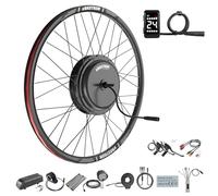 Varstrom 48V 1000W Front Hub Motor Kit, 1000W Ebike Conversion Kit 27.5 Inch, Brushless Gearless Motor Electric Bike Conversion Kit with DZ40 Display For Disc Brake MTB CTB