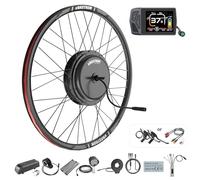 Varstrom 48V 1000W Front Hub Motor Kit, 1000W Ebike Conversion Kit 27.5 Inch, Brushless Gearless Motor Electric Bike Conversion Kit with EKD01 Display For Disc Brake MTB CTB