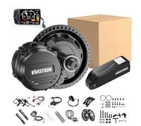 Varstrom 48V 1000W Mid Drive Ebike Conversion Kit, TSDZ16 Torque Sensor Mid Motor with EKD01 Display & 48V 13Ah Downtube Ebike Battery, Electric Bike Conversion Kit for BB68-73mm MTB CTB Tricycle