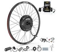 Varstrom 48V 1500W Electric Bike Conversion Kit, 27.5 Inch Rear Wheel Hub Motor Ebike Conversion Kit with Controller & 3.8" LCD SWM58 Display, For Cassette Disc Brake MTB CTB