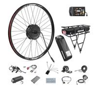 Varstrom 48V 500W 750W Electric Bike Conversion Kit, 26" 27.5" 29" 700C Rear Wheel Hub Motor Ebike Conversion Kit with Battery and Display, Geared Brushless Motor for Cassette & Disc Brake