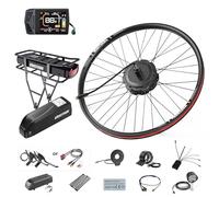 Varstrom 500W 750W Electric Bike Conversion Kit - 48V 448 RPM Front & Rear Hub Motor with Upgraded Controller, LCD Display, PAS Sensor & Optional Battery - E-Bike Cycling Kit for CTB and MTB