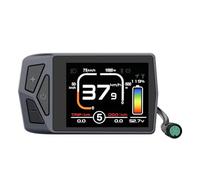 Varstrom EKD01 EBike Display: 2.4" Ebike Screen for BAFANG BBS02B/01B HD Mid Motor with 0-9 PAS Levels,UART Protocol Bluetooth EBike Computer with 5PIN Female Circular Connector&Type C Charging Port