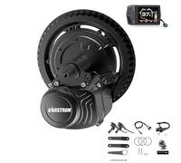 Varstrom TSDZ 48V 500W Mid Drive Kit TSDZ2B New Version Electric Bike Conversion Kit with EKD01 Multi-language Ebike Display for BB68mm-73mm Mountain Bike (No battery)