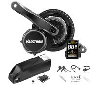 Varstrom TSDZ Mid Drive 48V 750W Z8 New Version with 48V 13Ah Downtube Ebike Battery Electric Bike Conversion Kit with SWM58 Large Screen Display Ebike Conversion Kit for BB68mm-73mm Mountain Bike