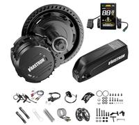Varstrom TSDZ16 Mid Drive Kit 48V 1000W Torque Sensor Mid Motor Ebike Conversion Kit with SWM58 Display & 48V 16Ah Ebike Downtube Battery Electric Bike Conversion for BB68-73mm MTB CTB Tricycle