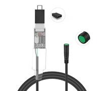 Varstrom USB Programming Cable for BAFANG - Compatible with BBSHD BBS02B BBS01B Mid Drive Motor Kit, Ebike Component for 8fun BBS02 BBS01 1000W 750W 250W Electric Bike Conversion Kit - 100cm with OTG