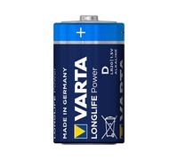 Varta Longlife Power D Alkaline Batteries 3LR20 - Pack of 4 - Packaging May Vary