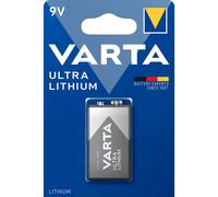 VARTA 9V Ultra Lithium Powerful Battery - CR-V9 6LR61 PP3 LR22 L522 CRV9 E-BLOCK