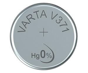 VARTA 14501371 - Button Cell Battery V371 with 1.5 Volt, Capacity 44 mAh, Chemical System Silver Oxide, for Everyday Electronic Devices to Ensure Optimal Energy Supply