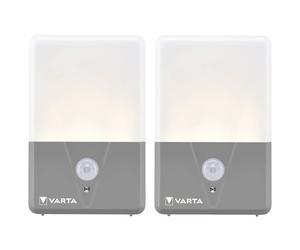 Varta 16634101402 Motion Sensor Light Twin LED 40 lm Grey 60 g Bat...