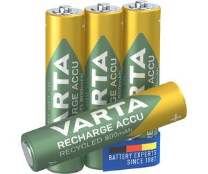 Varta 1x4 Recycled Aaa Micro 800mah Ni-mh Rechargeable Battery