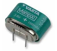 VARTA - 3.6V 150mAh V150H PCB Mount Memory Protection Battery