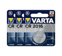 Varta Lithium Button Cell Battery CR2016 CR-2016 3V 1-Blister 5 PACK