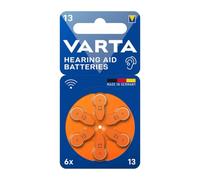 Varta Hearing Aid Batteries 13 (Pack of 6) 24606101416