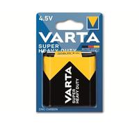 4 VARTA SUPER HEAVY DUTY 3R12 ZINC-CARBON BATTERY 1BL 4.5V 2012 EXP 2026 NEW