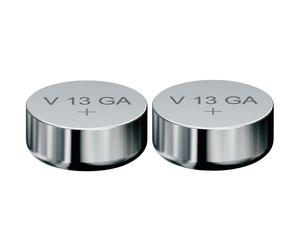 Varta 4276101402 Alkaline LR44 1.5V 125mAh Button Cell Battery (PK 2)