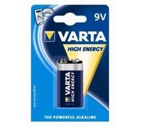 VARTA Longlife Power 9V Block 6LR61 Alkaline E-Block Battery (1-pack) - Made in Germany - ideal for fire alarms, smoke detectors, tuners