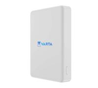 Varta 5000 mAh Fast Recharge Magnetic Wireless External Battery USB-C, White