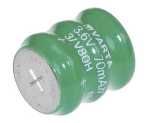 Varta 55608303052 Button Cell 80H NiMH 80mAh 3.6V Reliable & Durable