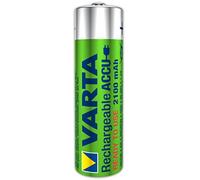 Varta 567061011111 - Pack of 10 Rechargeable Batteries AA (2100 mAh), Green