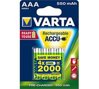 Varta 56743101404 - Pack of 4 batteries (AAA, 550 mAh) Green