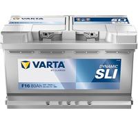 Varta 580 400 074 F16 Dynamic Car Battery, Blue