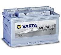 Varta 580901080D852 Silver Dynamic AGM Car Batteries 12 V, 80 Ah, 800 A