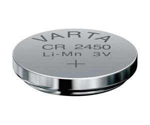 Varta 6450101401 Lithium CR2450 3V 560mAh Button Cell Battery